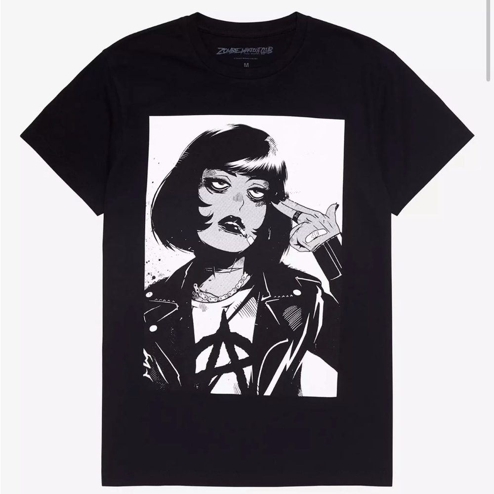 Zombie Makeout Club Anarchy Punk T-Shirt